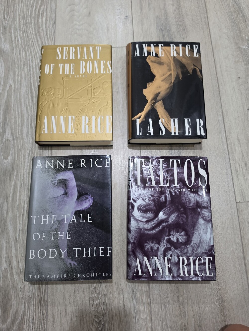 Anne Rice 1st Edition Hardbacks